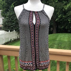 Max studio geometric printed blouse